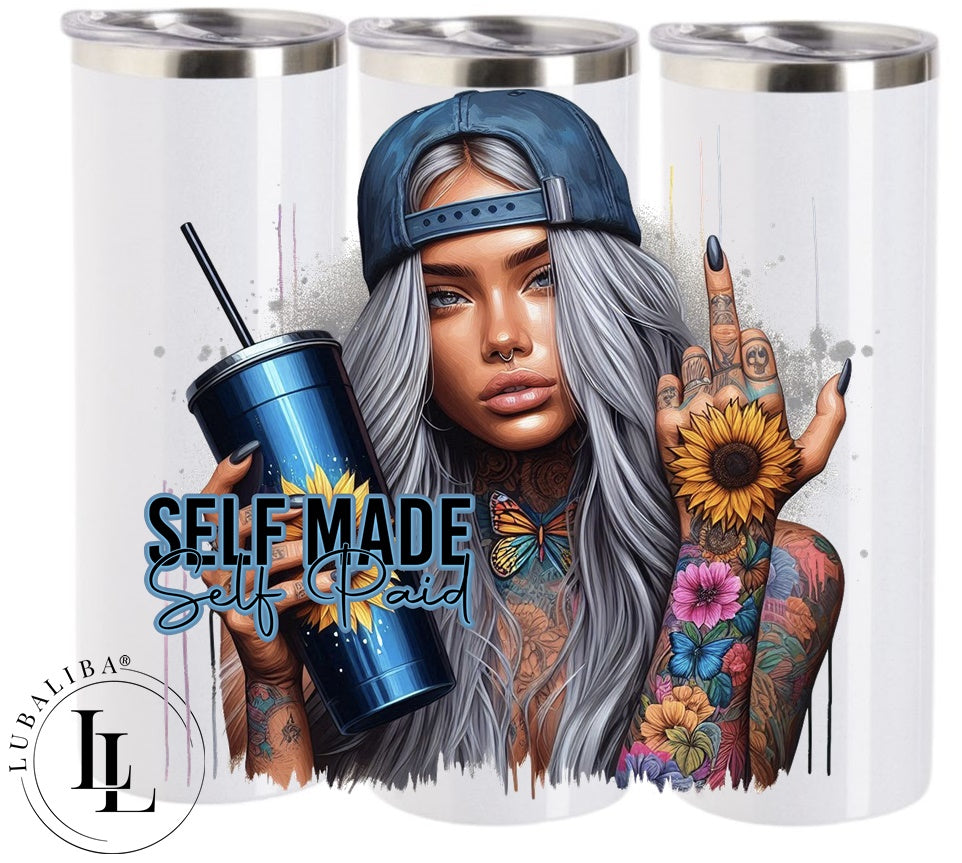 TUMBLER " SELF MADE SELF PAID " ArtNr.: DWY